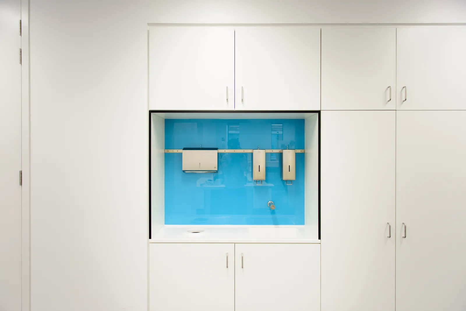 W.E. Marson hand wash areas