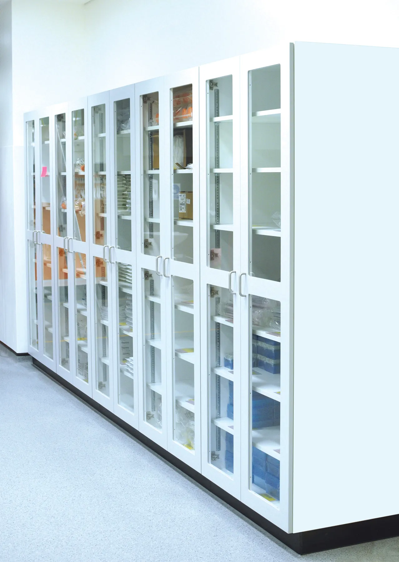 Fixed kanban consumable storage units