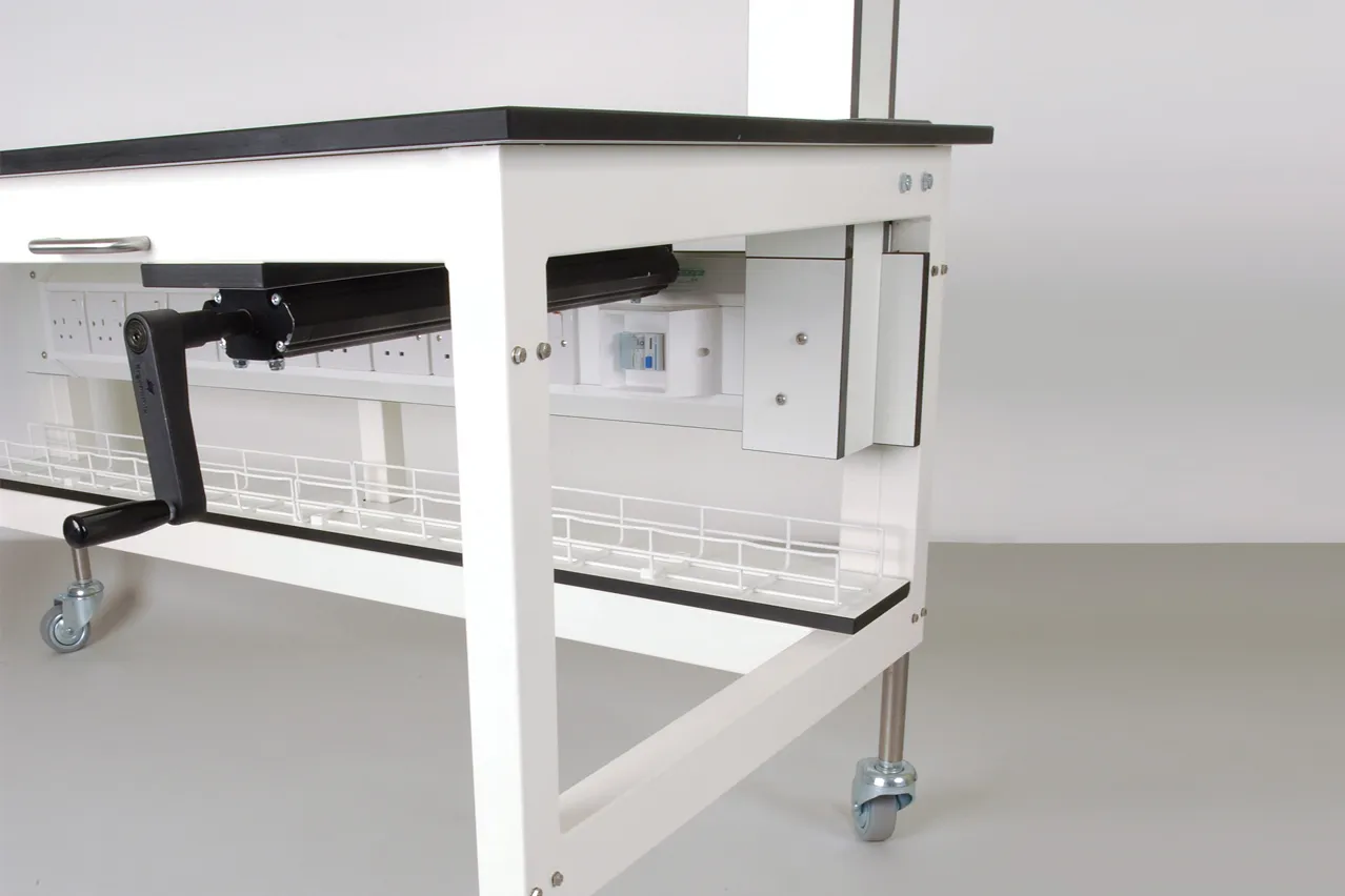 flexilab-bespoke7 W.E. Marson height adjustable laboratory furniture