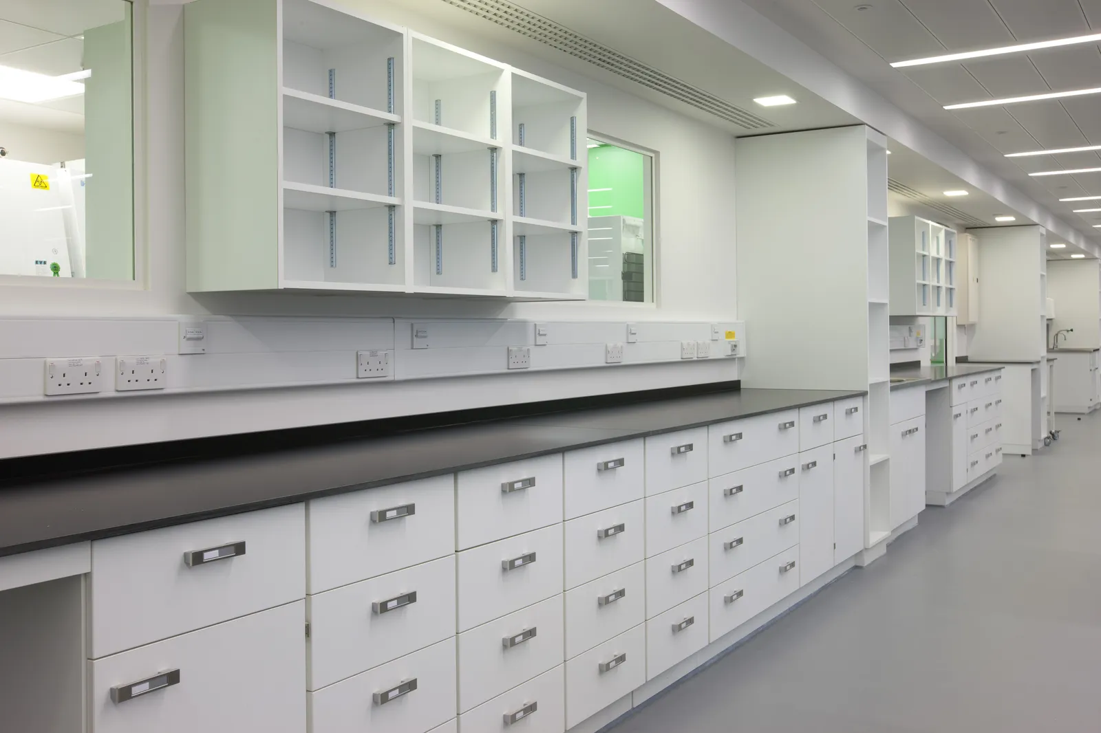 1606-17 W.E. Marson fixed shelving and storage