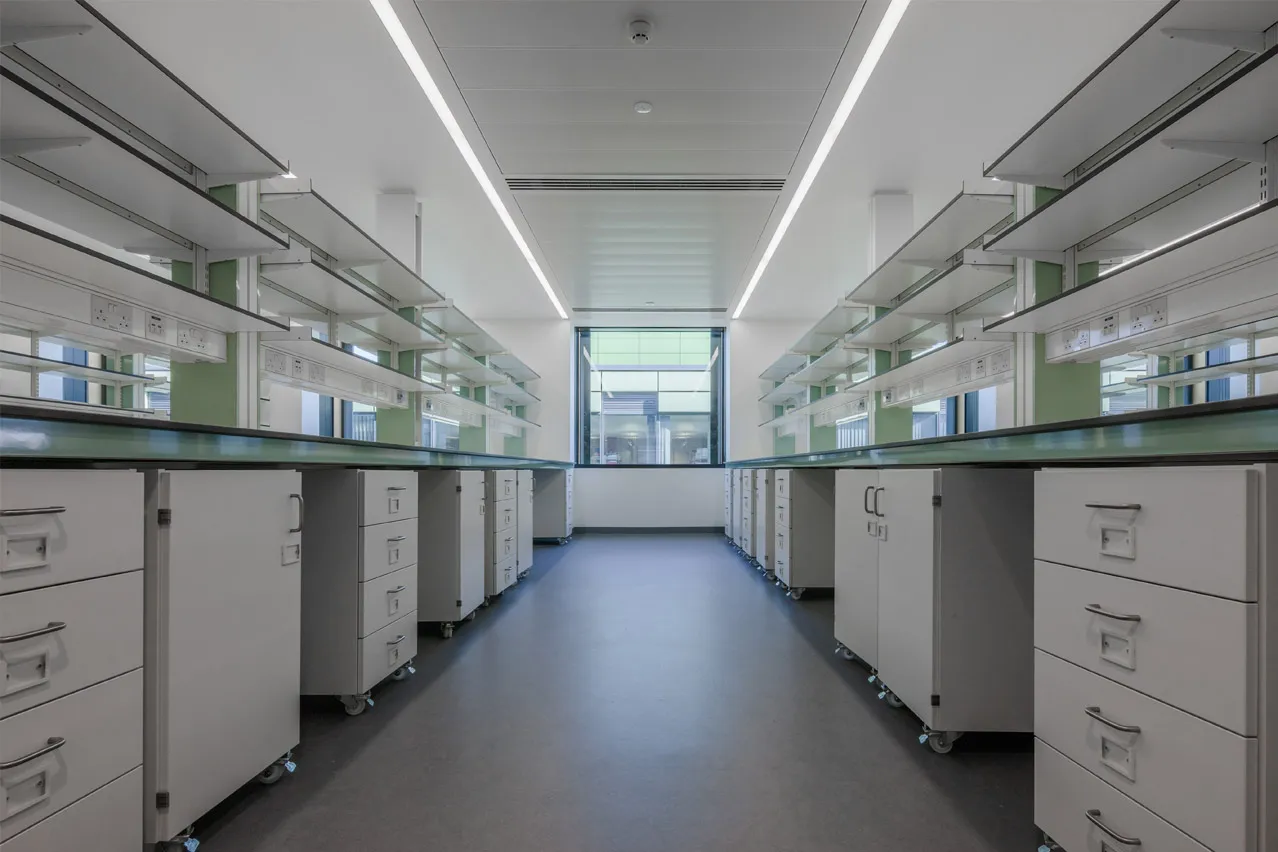 W.E. Marson modular laboratory furniture