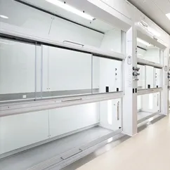 Industrial laboratory fume cupboards