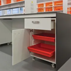 Industrial laboratory storage