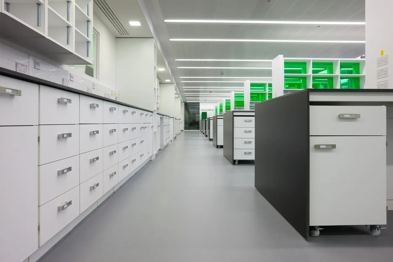 W.E. Marson bespoke fixed laboratory furniture