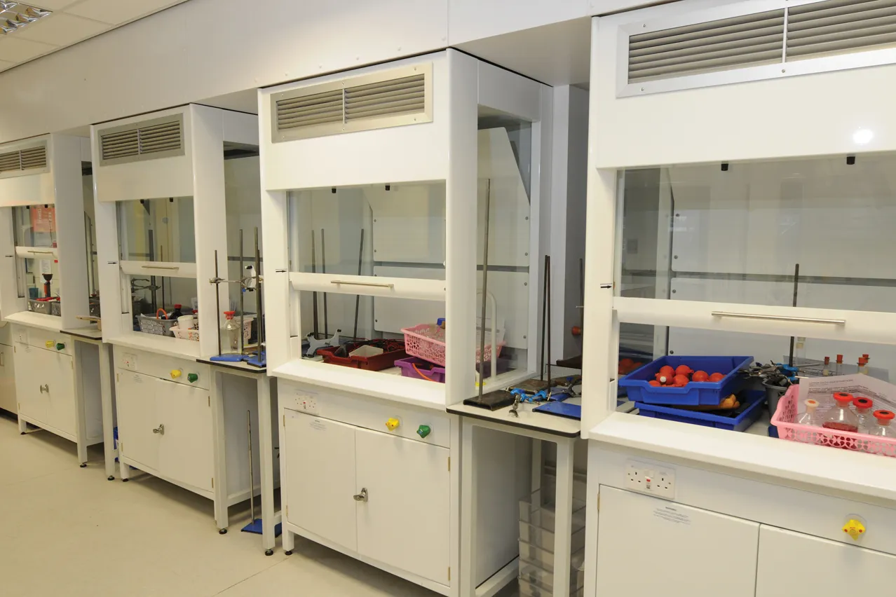 W.E. Marson educational fume cupboards