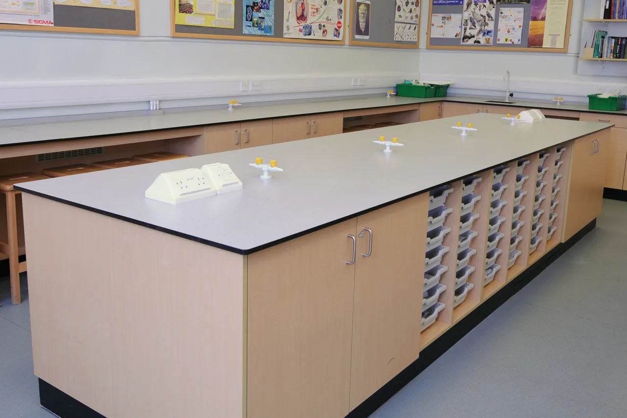 W.E. Marson educational laboratory furniture
