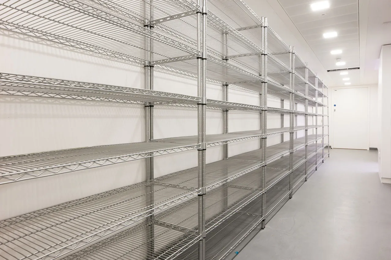 W.E. Marson stainless steel shelving